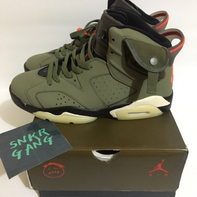 Sepatu Jordan 6 Retro Travis Scott