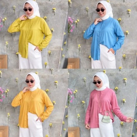 RX Fashion - Maudy Shirt //Blouse Wanita kekinian -R3-1