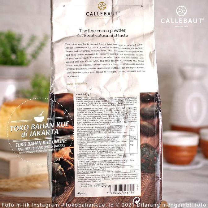 

Callebaut - Pure Cocoa Powder 250gr Bubuk Coklat Cokelat Murni Premium