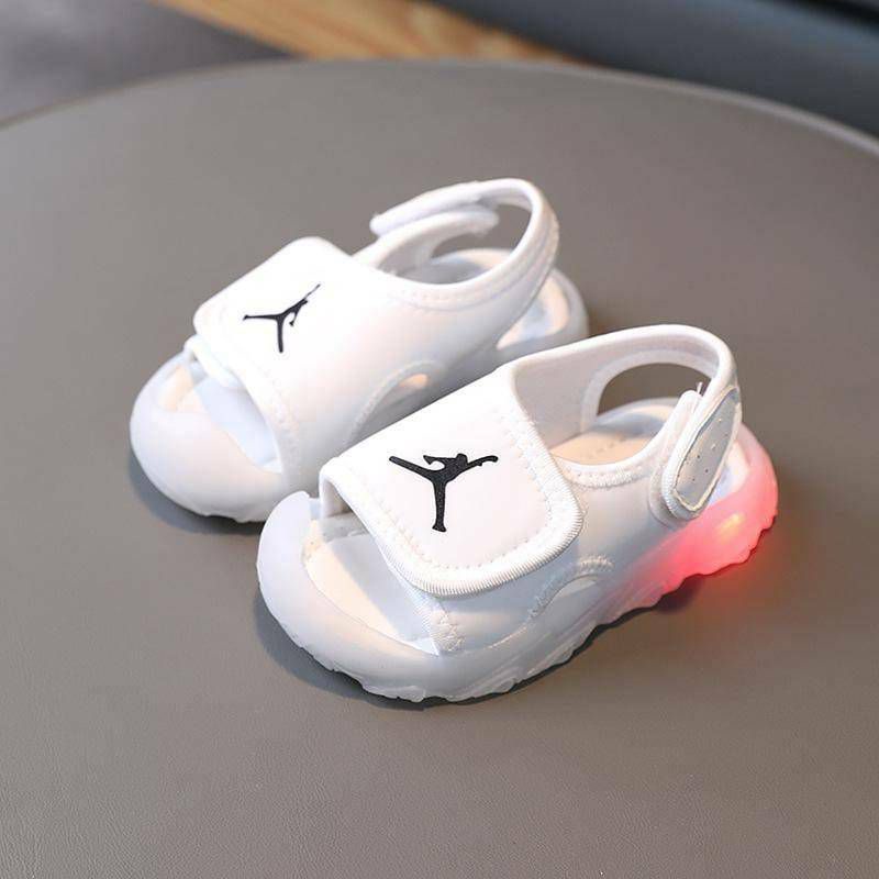 Sandal LED Anak Laki Laki Perempuan Sandal Bayi Laki Laki Perempuan Jordan Kids Sandal Jordan Anak Umur 1 2 3 4 5 Tahun Sandal