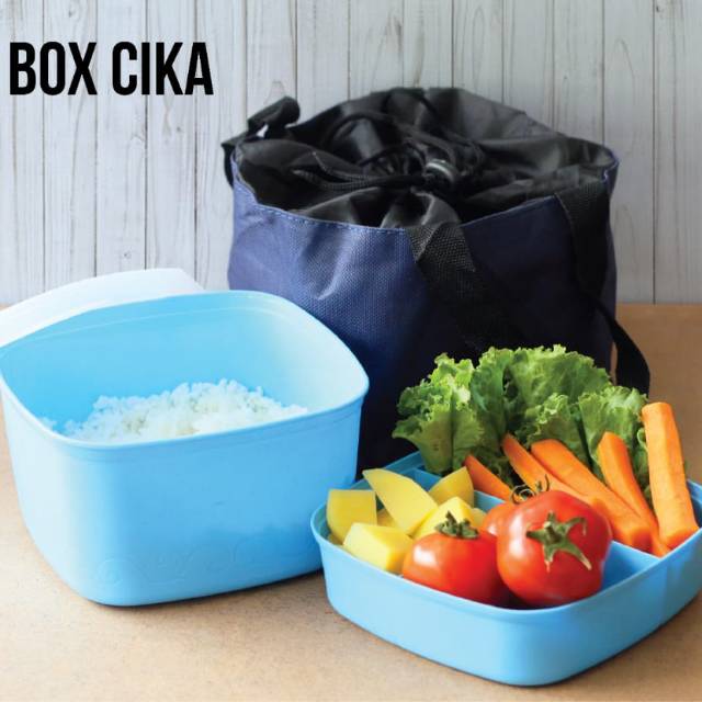 Promo  Lunch box Tempat makan /  bekal plus tas