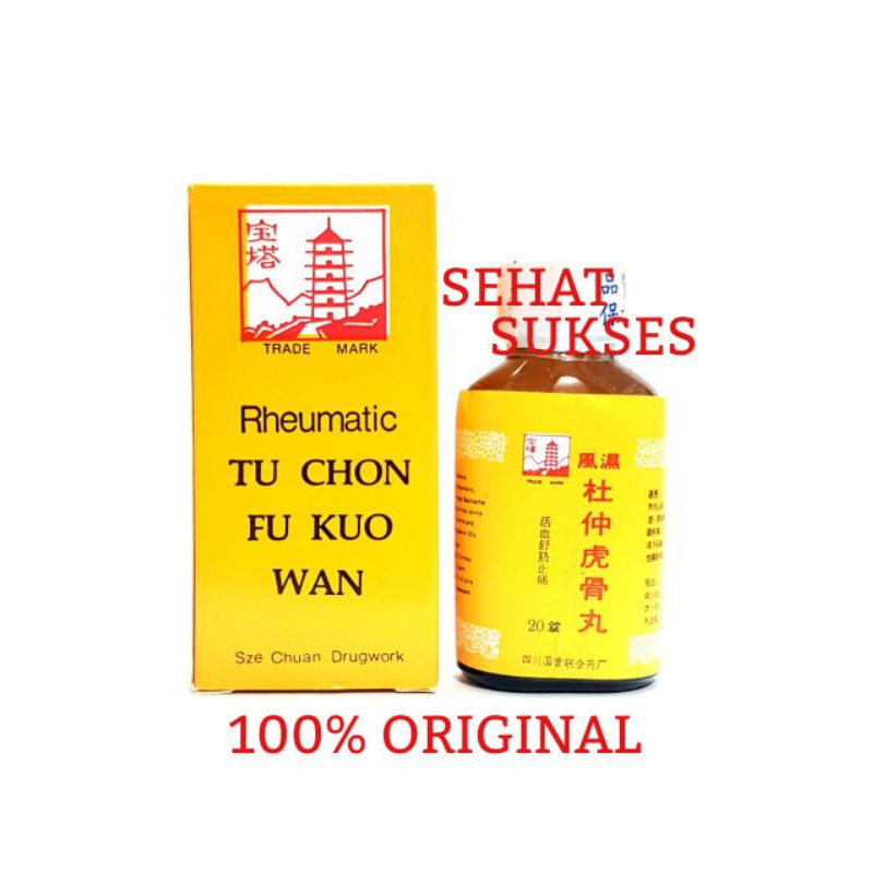 Rheumatic Tu Chon Fu Kuo Wan - Obat Rheumatik, Sakit Pinggang, Nyeri Sendi