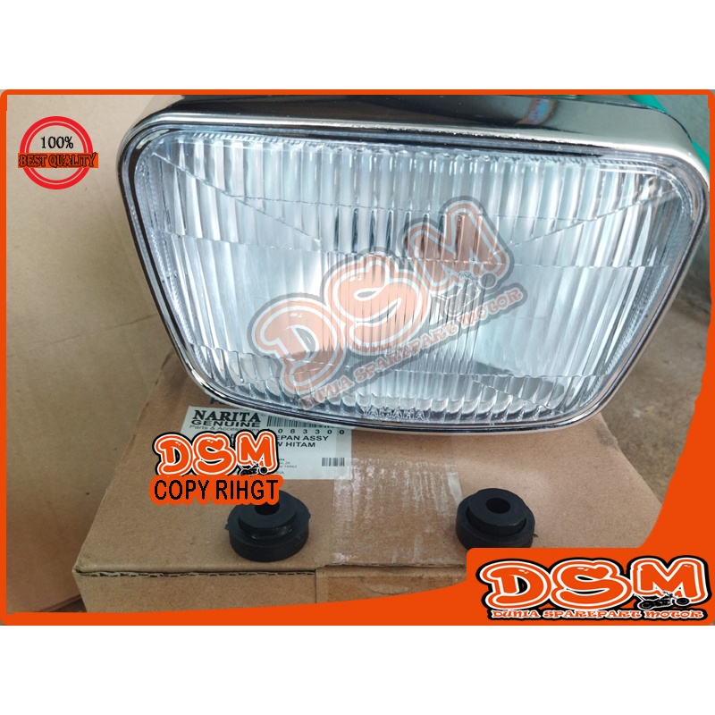 LAMPU DEPAN RX KING NEW HITAM / LAMPU DEPAN RX KING NEW PLUS BOHLAM