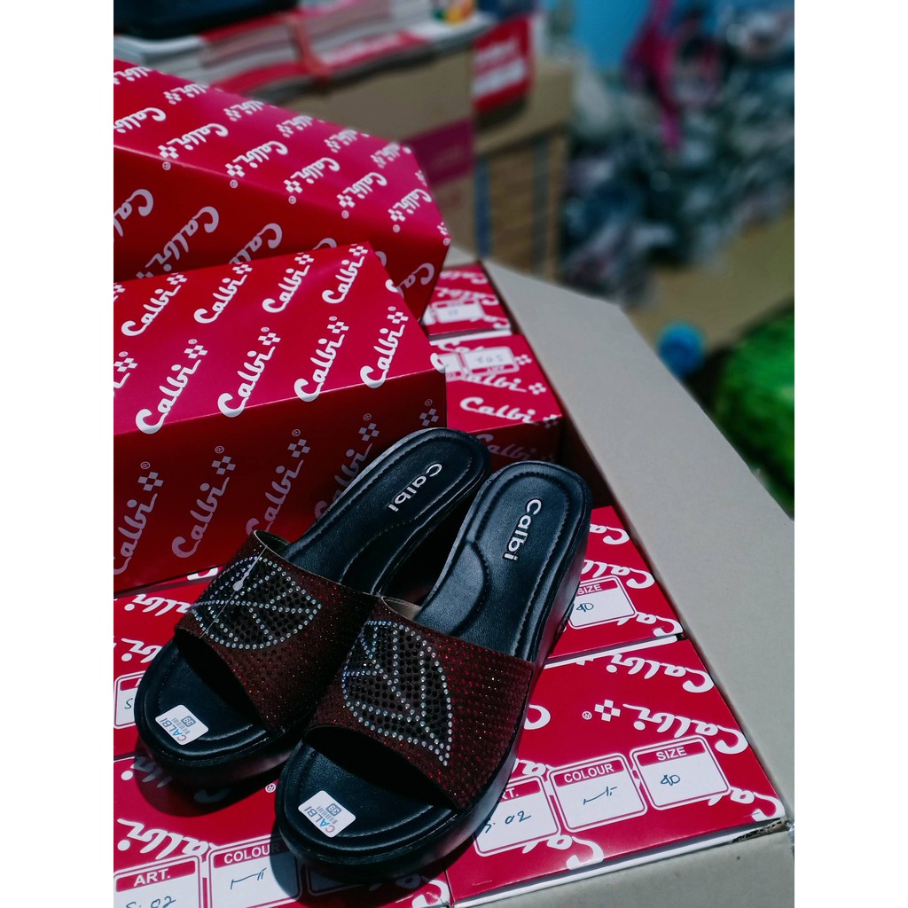 SANDAL CALBI SELOP WANITA TERLARIS DAN TERMURAH