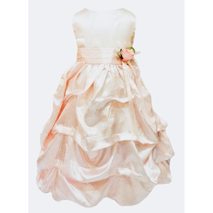 DRESS ANAK PEREMPUAN / DRESS PESTA ANAK / DRESS SATIN