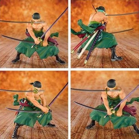 figure roronoa zoro one piece 20th anniversary figure yamato oden usop barang ready