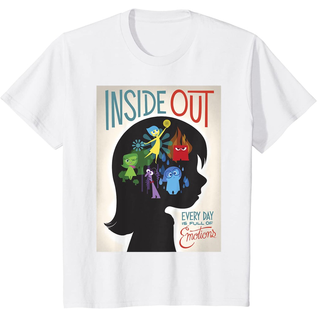 Baju Anak Disney Pixar Inside Out Silhouette Movie Poster Premium T-Shirt