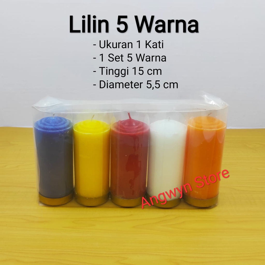 Lilin 5 Warna 1 Kati