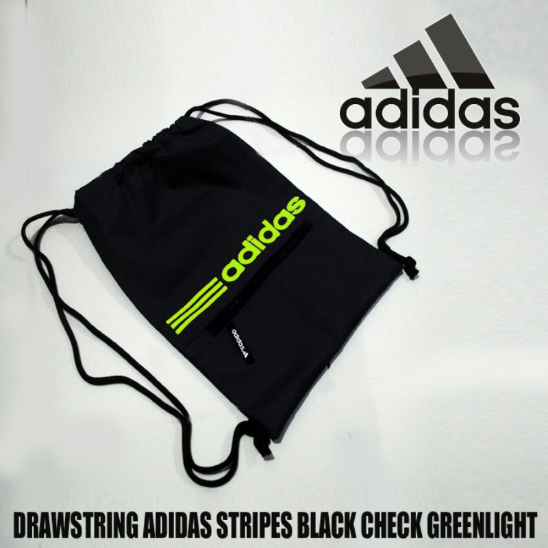 TAS SERUT ADIDAS / DRAWSTING KULIAH / SACKBACK OLAHRAGA tas karung ransel adidas stripes