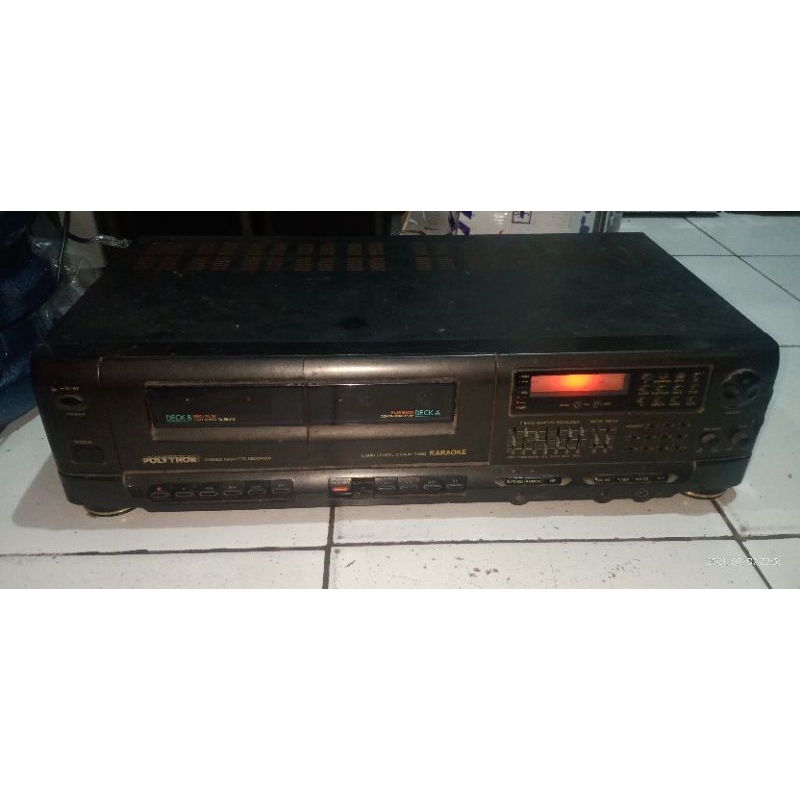 Tape deck bigband Polytron semua masih on