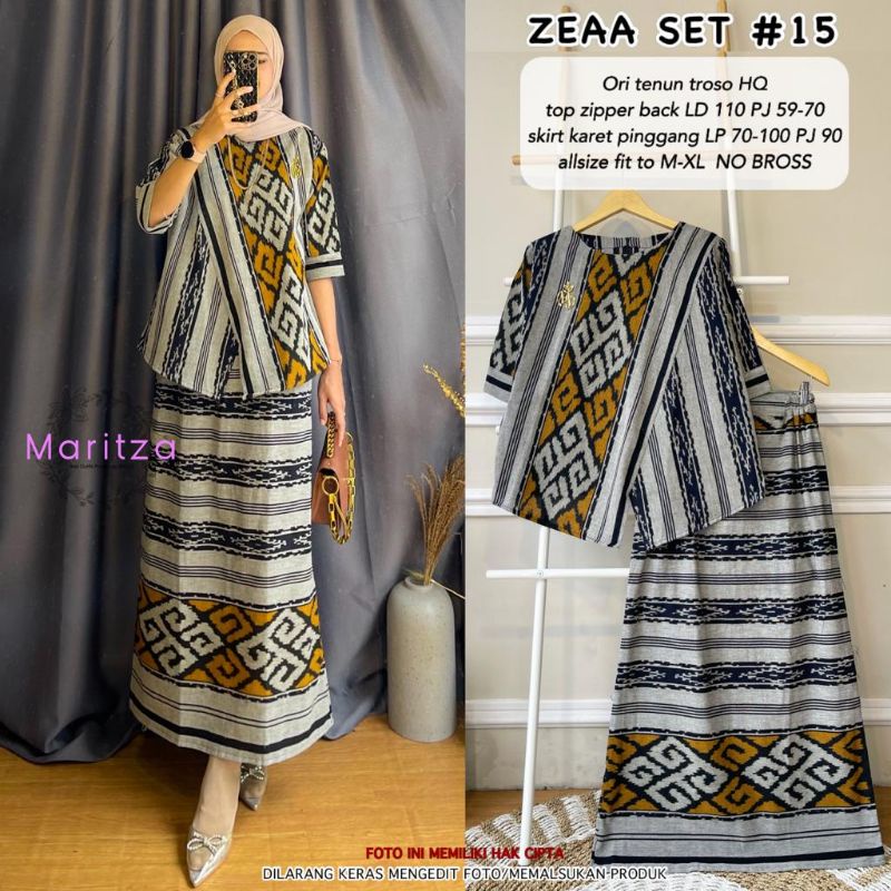 Zeaa set by maritza solo hijab grosir murah