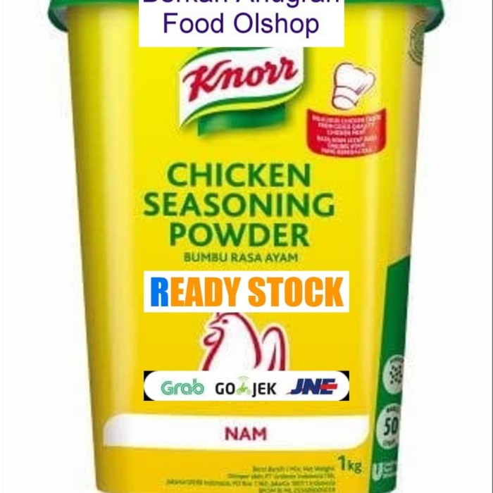 

PROMO TERBATAS - KNORR CHICKEN POWDER NAM (NO ADDED MSG) 1 KG