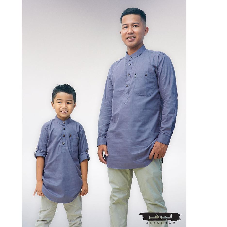 Murah Z8UT Baju Koko Pakistan Couple Khusus Ayah AlJauhar ✅