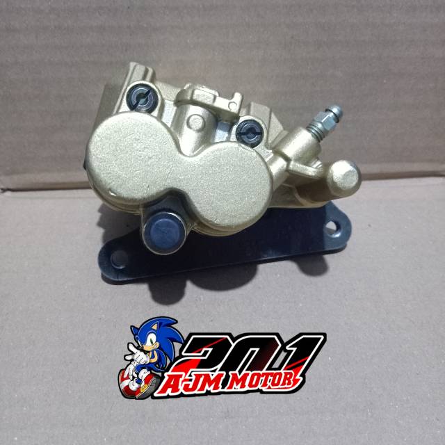 Cakram kaliper rem depan - pala babi kepala bawah honda supra x125 - karisma - supra x 125 original