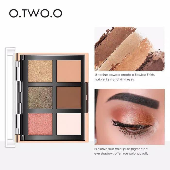 Unik O.TWO.O / OTWOO TRAVELER'S 2 in 1 GLITTER EYESHADOW & BLUSHER PALLETA - SATU Limited