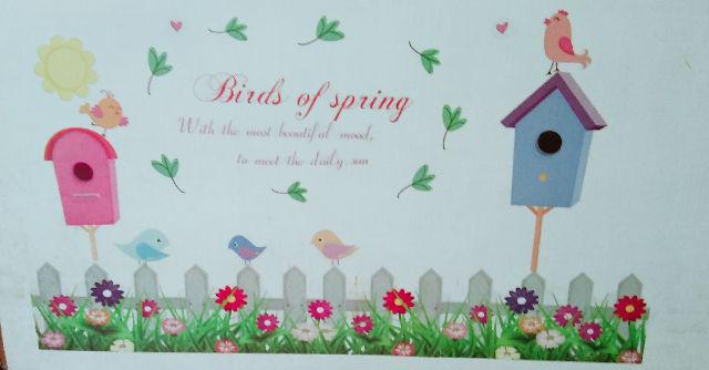 Wall Sticker 163 Birds Of Spring