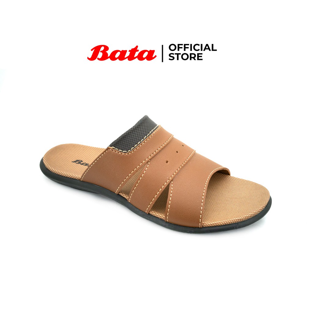 Bata Sandal Pria Skip Brown - 8714199