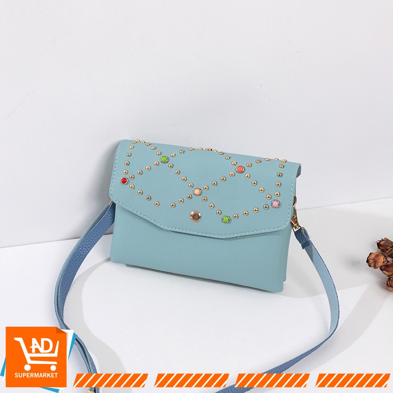 AND COD T85 Tas Selempang Wanita Tas Mini Pernak Pernik Fashion Style Tas Import Sling Bag Kulit PU