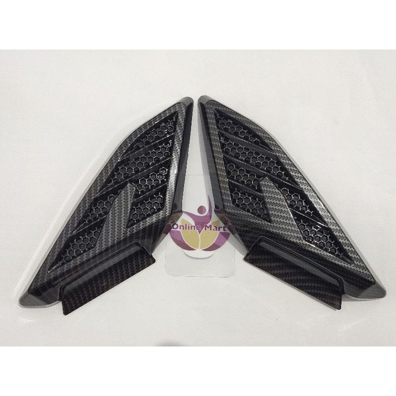 Cover Pijakan Body Samping New Nmax 2020 Carbon atau Cover Tutup Body Samping