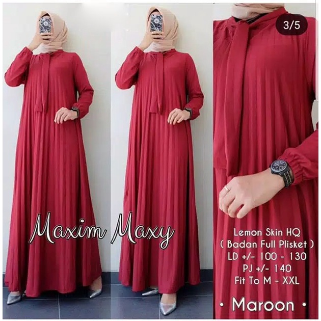 Gamis plisket/gamis plisket jumbo-1