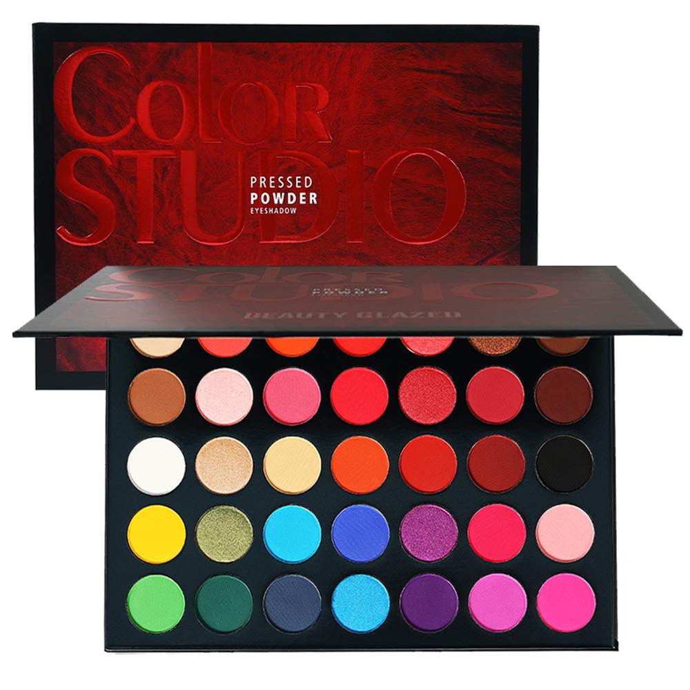 (READY &amp; ORI!) Beauty Glazed 35 Color warna Studio Eyeshadow Palette B56 B 56