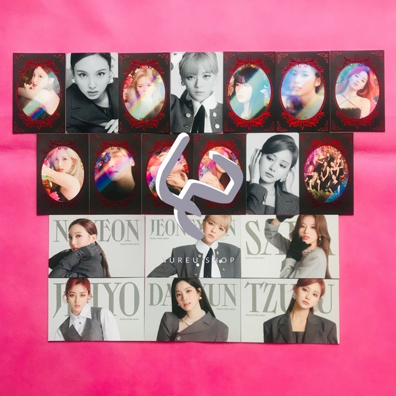 TWICE - Eyes Wide Open (Message/Withdrama WD Hologram/Soundwave SW Photocard)