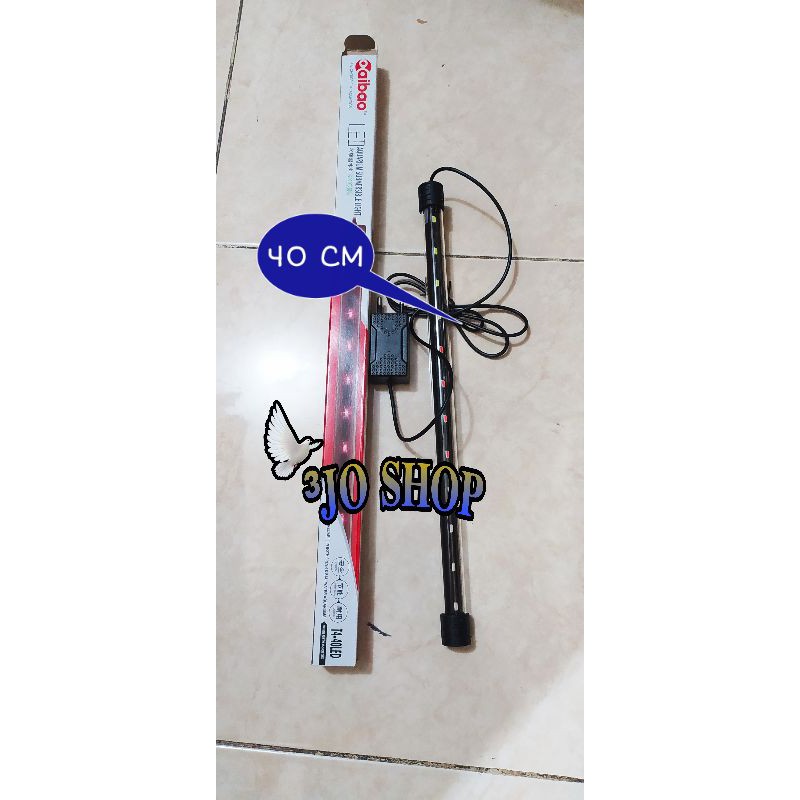 LAMPU LED AQUARIUM IKAN CELUP 40 cm / 3 Warna /T4-40 LED