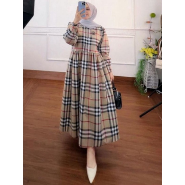 Terbaru baju gamis kotak / dress muslimah terlaris