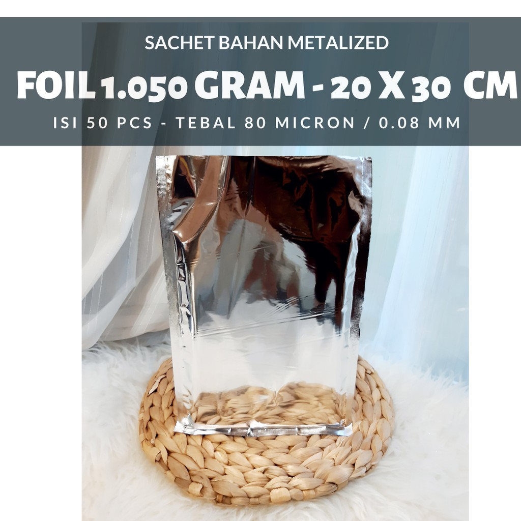 ALUMINIUM FOIL UNTUK KEMASAN KOPI - KEMASAN ALUMINIUM FOIL MALANG - JUAL KEMASAN SACHET - 20X30