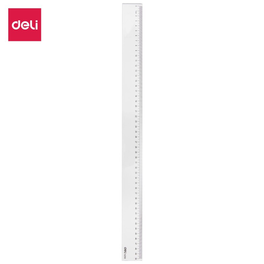 

Deli Ruler 50 cm 6250 / Penggaris Mistar Plastik 50 cm