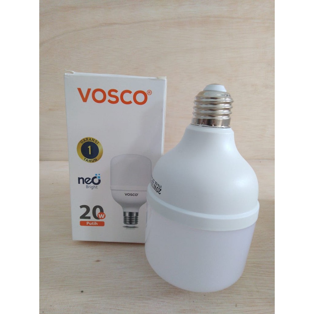 Lampu LED 20w Putih Vosco