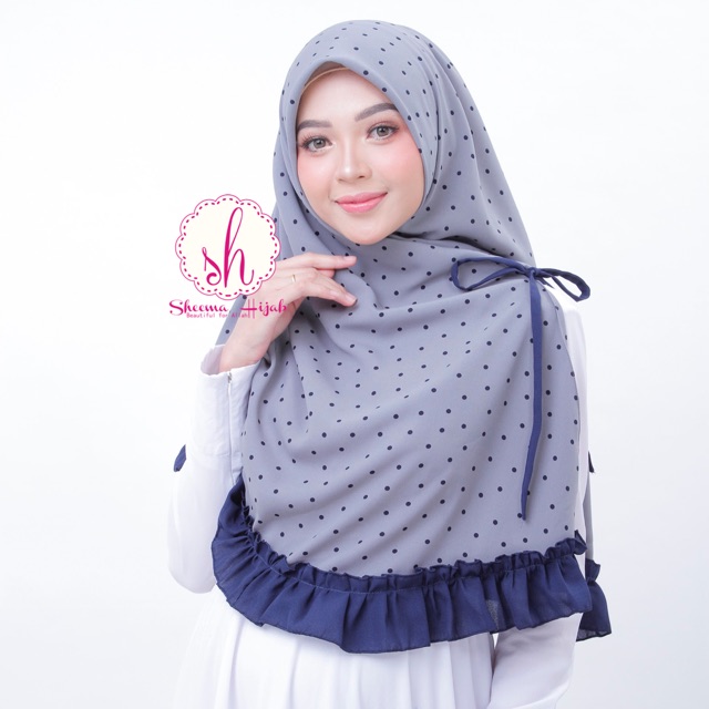 Jual Polka Grey (Size M) | Shopee Indonesia