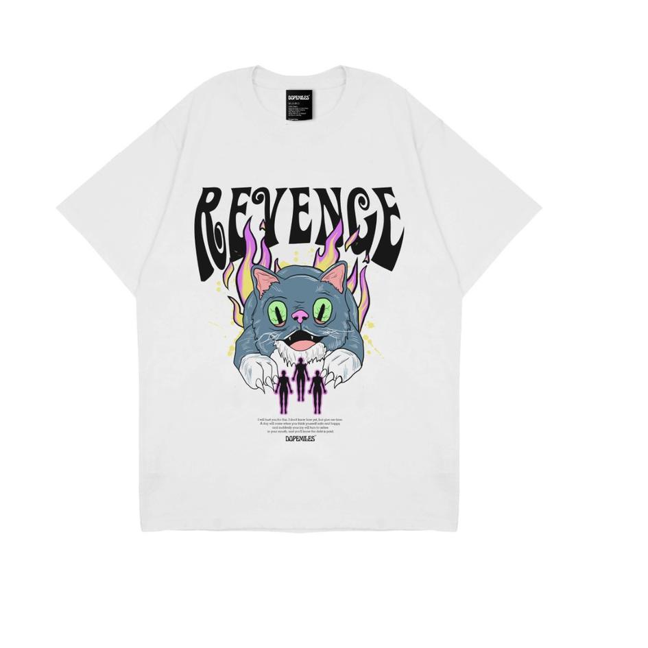 Terbaru.. REVENGE TEES WHITE -DOPEMILES