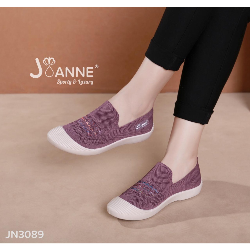 JOANNE Sepatu Wanita Slip On Shoes #JN3089 ORIGINAL