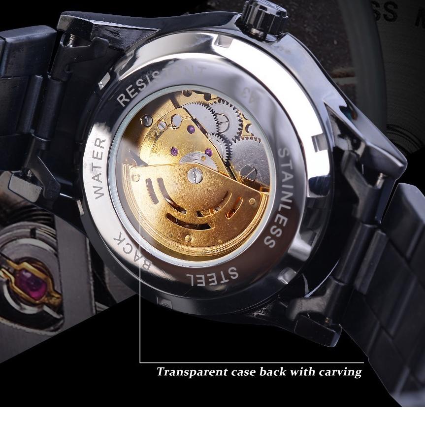 ❄️ 【Dijamin 100% Original】Jam Tangan Pria FNGEEN 6018 Mechanical Automatic Luxury Business Original Tahan Air Watch + Kotak Gratis (TERBARU)/Bisa COD/Bisa COD/「Terbaik」/【5.5 SALE】