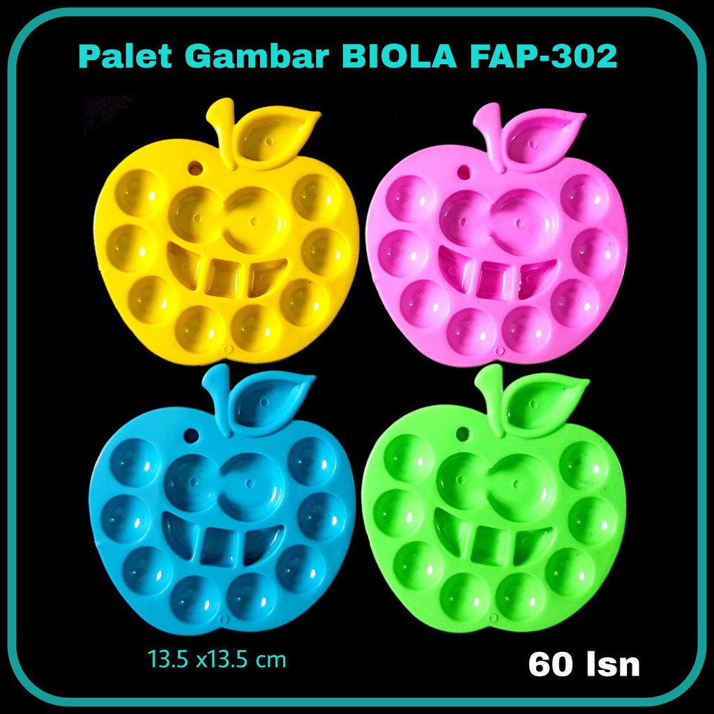 

ILP Palet Cat Air BIOLA FAP-302 / Palet Gambar / Piring Cat Air