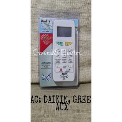 Remote AC Joker DAIKIN, AUX, GREE