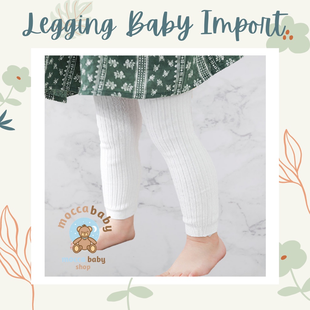 MBSS Legging Bayi Perempuan / Legging Anak / Kaos Kaki Panjang Bayi / GWYNETH