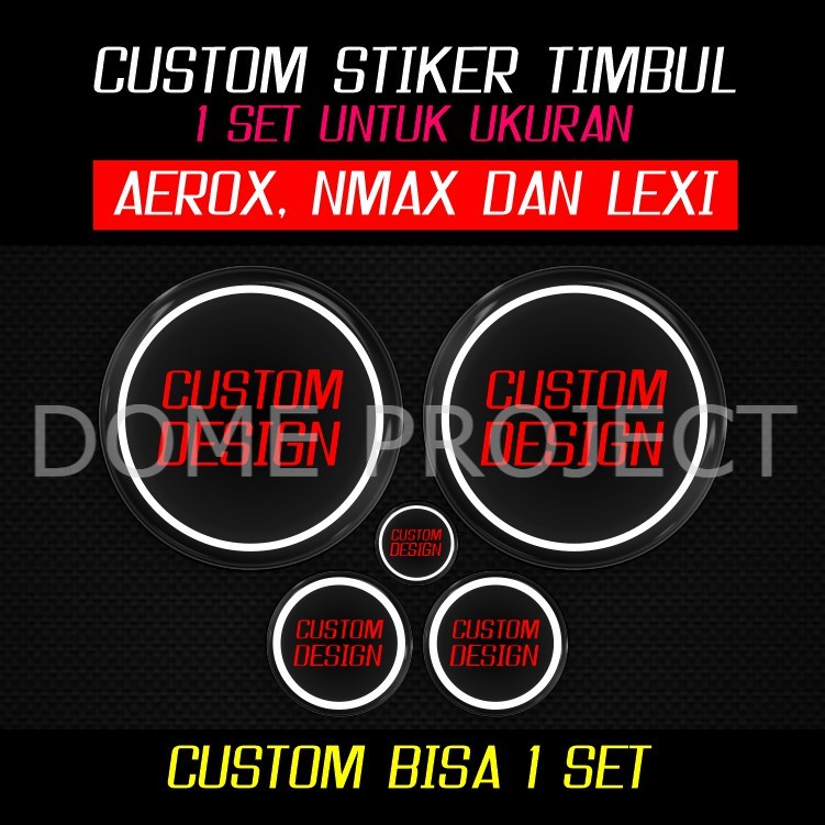 STIKER NMAX STIKER MOTOR STIKER AEROX STIKER TIMBUL AEROX LEXI NMAX CUSTOM SET OUTDOOR QUALITY