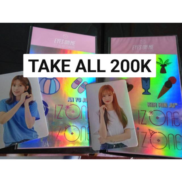IZ*ONE Deco sticker Minju Yujin