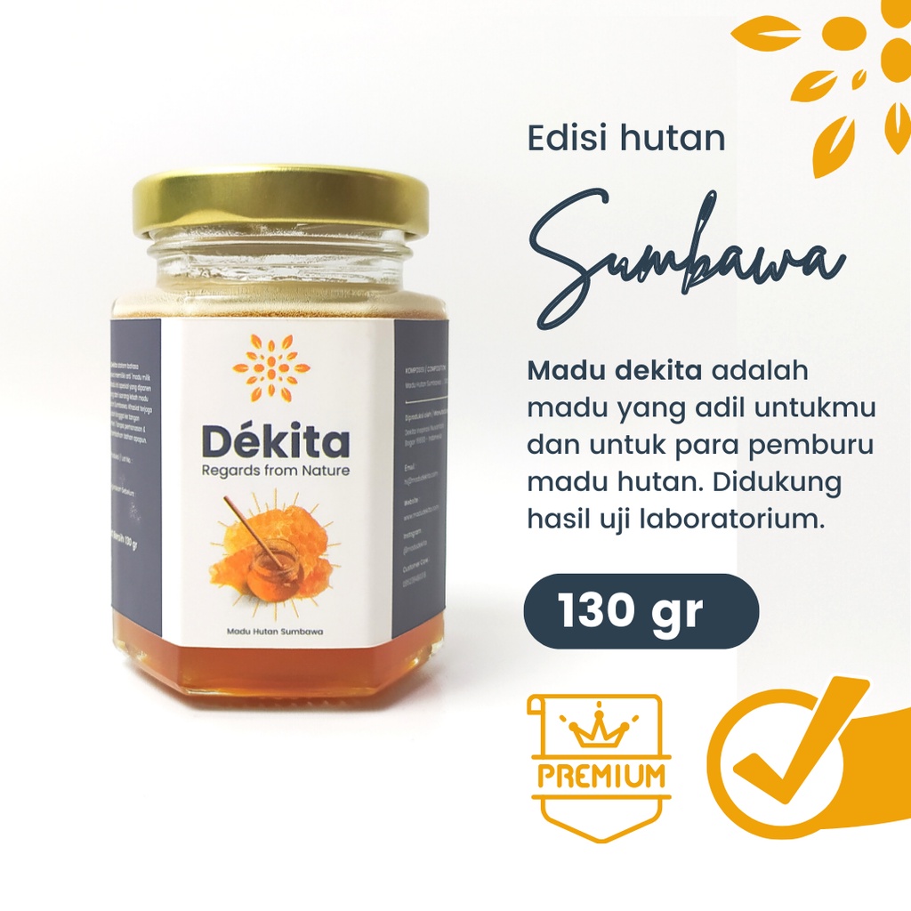 

Madu Dekita 130 gr - Edisi Madu Hutan Sumbawa 100% Murni
