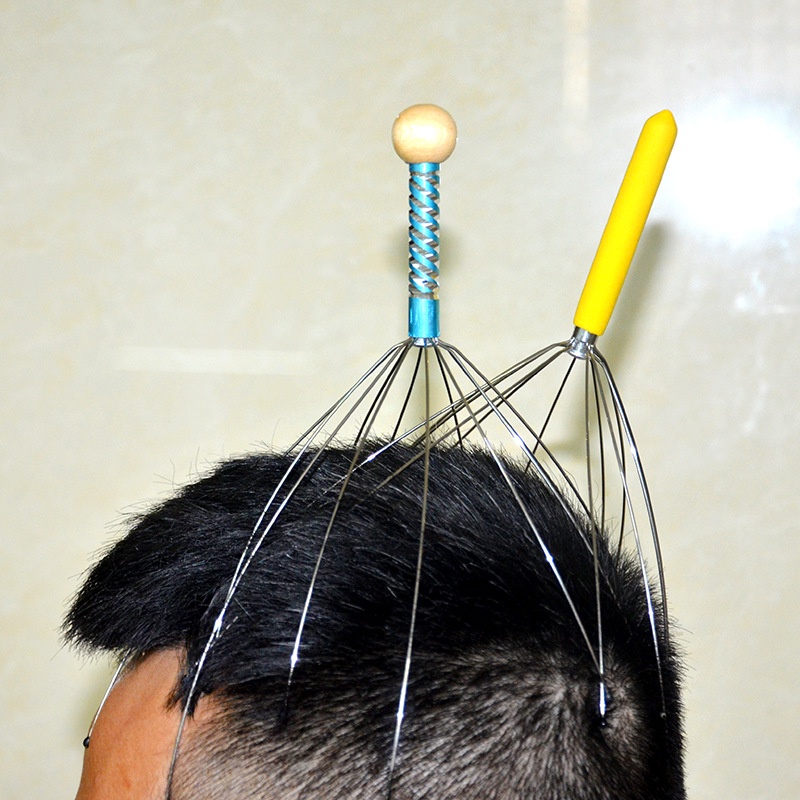 Alat Pijat Kepala BOKOMA Stanlies Terapi pijit  Pemijat refleksi Penggaruk kepala penghilang stres bokoma head massager original