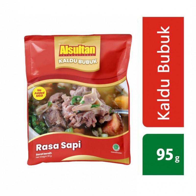 KALDU BUBUK BUMBU PENYEDAP RASA NON MSG 90GRAM RASA SAPI