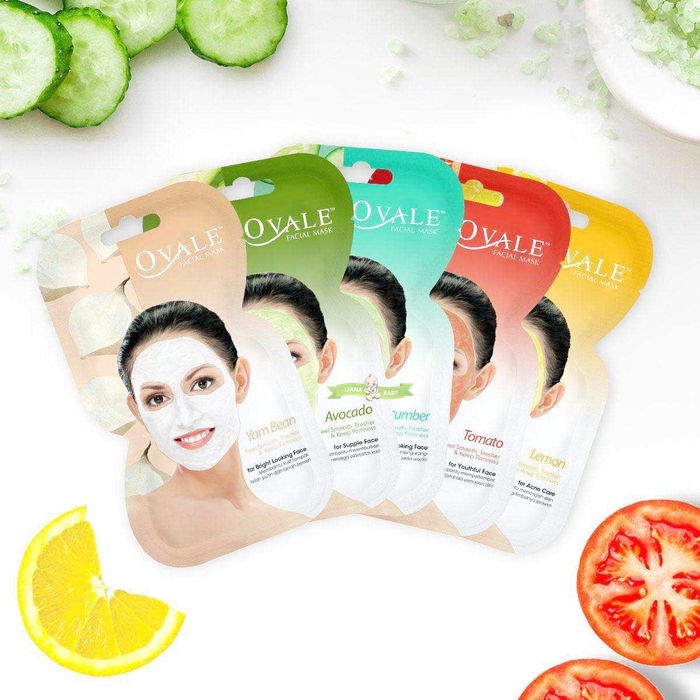 PERA379 MASKER WAJAH OVALE FACIAL MASK 15gr PERAWATAN WAJAH