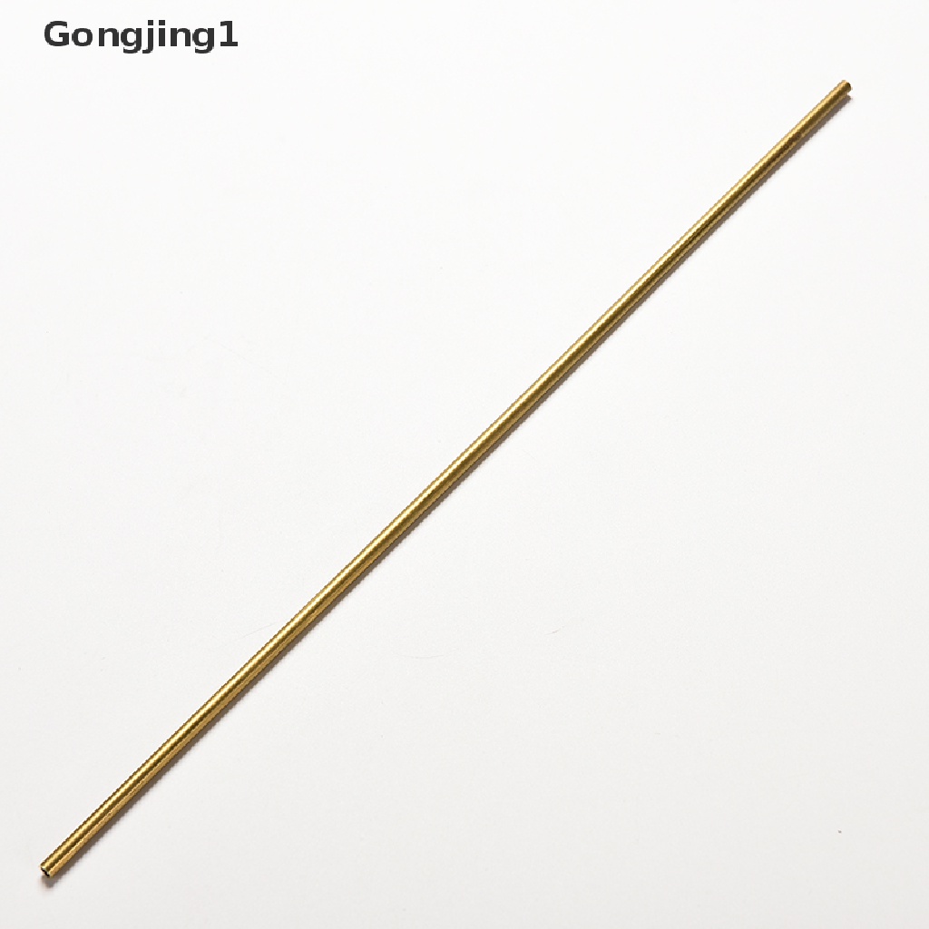 Gongjing1 Tabung Kuningan Bulat Diameter Dalam 2mm 3mm 4mm 5mm Panjang 300mm Dinding 0.5mm