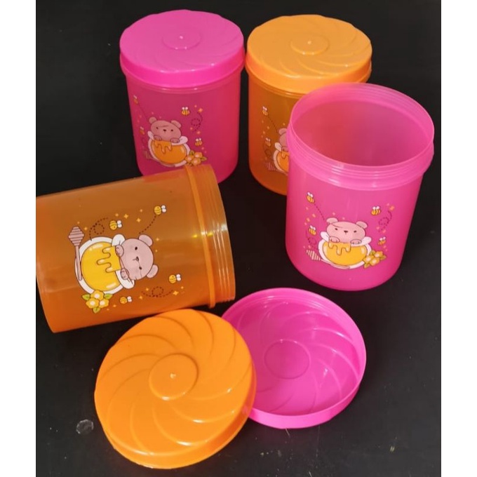 toples plastik 1,3kg tutup putar /tutup ulir