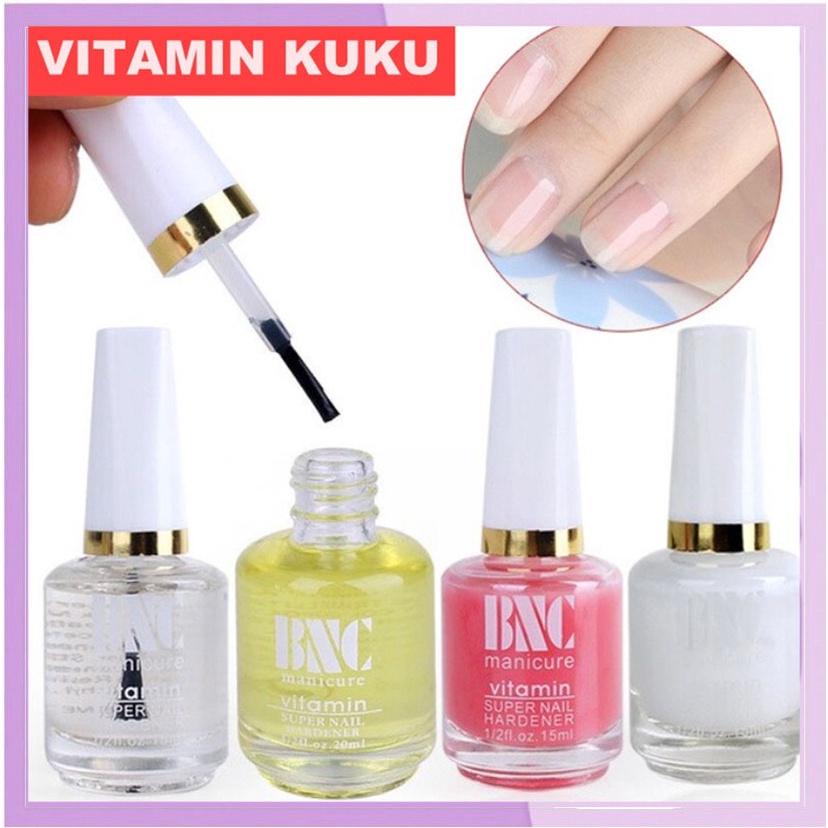 BNC Cuticle Remover Top Coat Base Coat Vitamin Kuku Cuticle Berfungsi Memperkuat Kuku Agar Tidak Patah Oil KU010