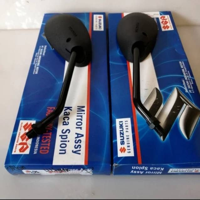 kaca spion satria fu 2014 drat 14 orisinil sgp set