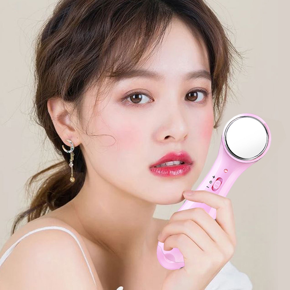 Setrika wajah muka Ultrasonic Ion Cleansing Beauty Import Face Care anti aging penuaan kecantikan / Ultrasonic Ion Face Lift Facial Beauty Device Skin Care Facial Massager Facial Cleansing Instrument Lift Device Massage