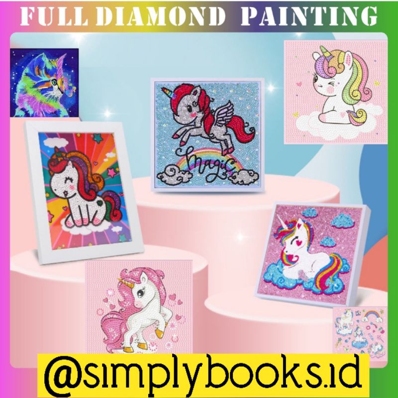 

DIAMOND PAINTING 5D + FRAME / BINGKAI - MELUKIS MANIK - MELUKIS DIAMOND - CRAFT ANAK